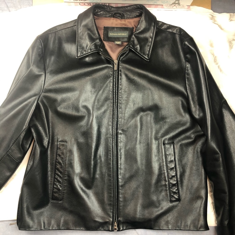 COPY - Men’s Banana Republic 100% Genuine leather jacket